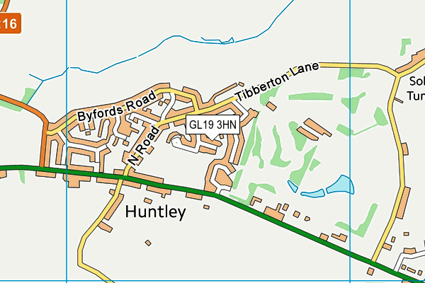 GL19 3HN map - OS VectorMap District (Ordnance Survey) GL19 3HN map - OS VectorMap District (Ordnance Survey)