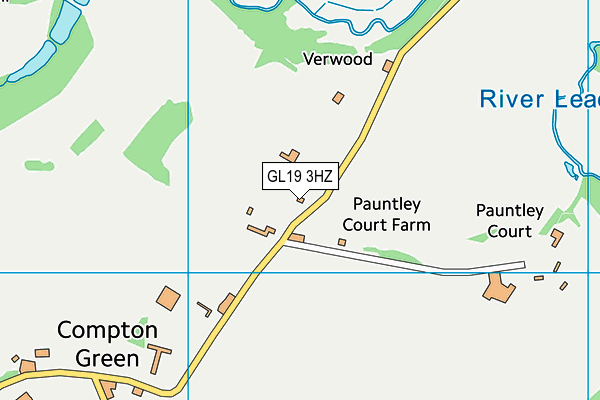 GL19 3HZ map - OS VectorMap District (Ordnance Survey) GL19 3HZ map - OS VectorMap District (Ordnance Survey)