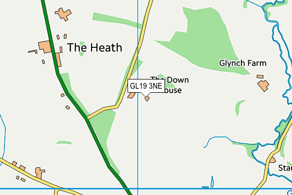 GL19 3NE map - OS VectorMap District (Ordnance Survey) GL19 3NE map - OS VectorMap District (Ordnance Survey)