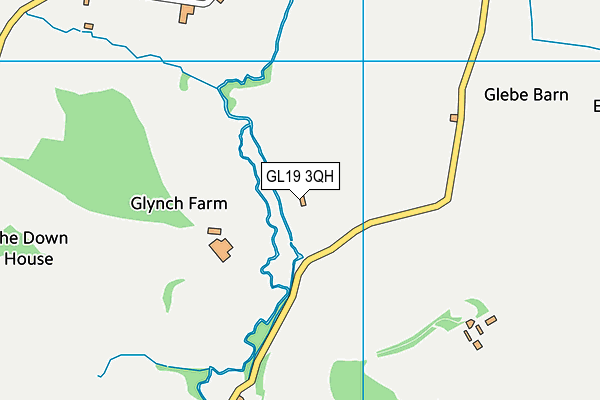 GL19 3QH map - OS VectorMap District (Ordnance Survey) GL19 3QH map - OS VectorMap District (Ordnance Survey)