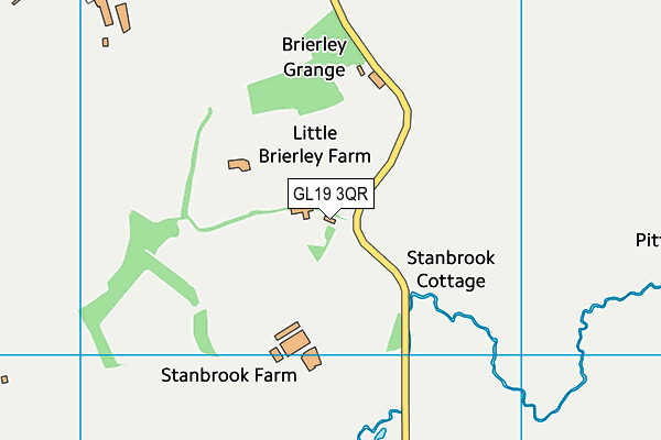 GL19 3QR map - OS VectorMap District (Ordnance Survey) GL19 3QR map - OS VectorMap District (Ordnance Survey)