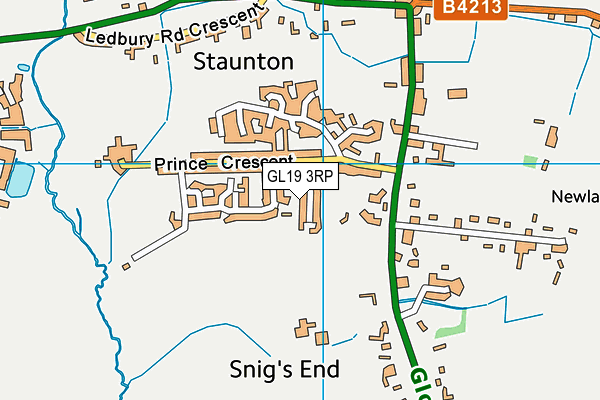 GL19 3RP map - OS VectorMap District (Ordnance Survey) GL19 3RP map - OS VectorMap District (Ordnance Survey)
