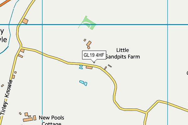 GL19 4HF map - OS VectorMap District (Ordnance Survey) GL19 4HF map - OS VectorMap District (Ordnance Survey)
