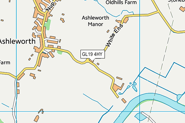 GL19 4HY map - OS VectorMap District (Ordnance Survey) GL19 4HY map - OS VectorMap District (Ordnance Survey)