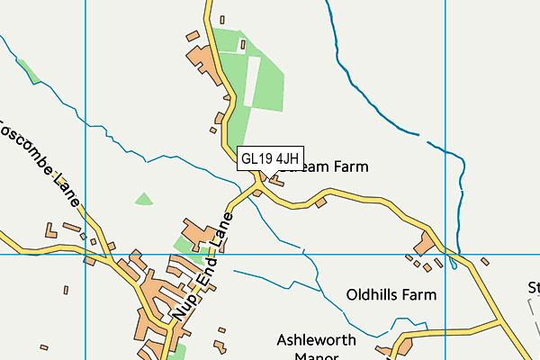 GL19 4JH map - OS VectorMap District (Ordnance Survey) GL19 4JH map - OS VectorMap District (Ordnance Survey)