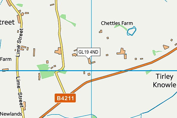 GL19 4ND map - OS VectorMap District (Ordnance Survey) GL19 4ND map - OS VectorMap District (Ordnance Survey)