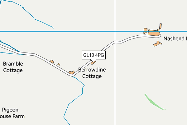 GL19 4PG map - OS VectorMap District (Ordnance Survey) GL19 4PG map - OS VectorMap District (Ordnance Survey)