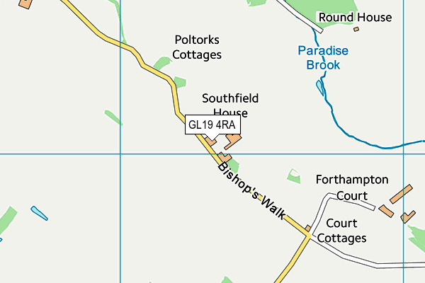 GL19 4RA map - OS VectorMap District (Ordnance Survey) GL19 4RA map - OS VectorMap District (Ordnance Survey)