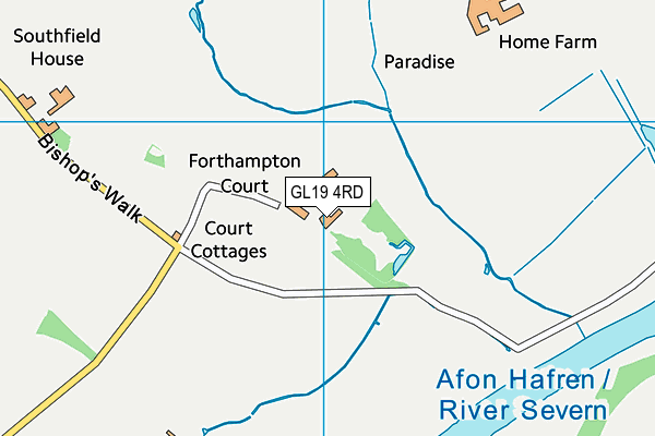 GL19 4RD map - OS VectorMap District (Ordnance Survey) GL19 4RD map - OS VectorMap District (Ordnance Survey)