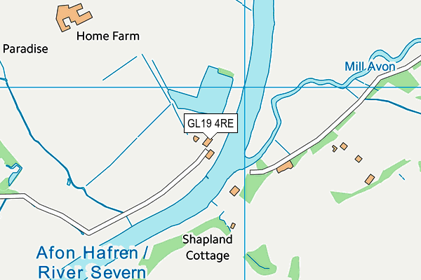 GL19 4RE map - OS VectorMap District (Ordnance Survey) GL19 4RE map - OS VectorMap District (Ordnance Survey)