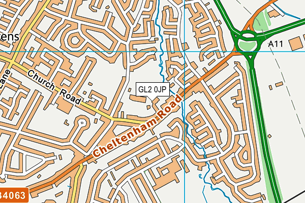 GL2 0JP map - OS VectorMap District (Ordnance Survey) GL2 0JP map - OS VectorMap District (Ordnance Survey)