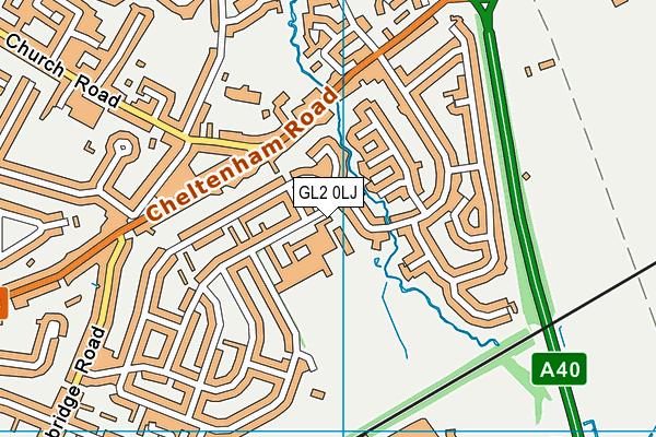 GL2 0LJ map - OS VectorMap District (Ordnance Survey) GL2 0LJ map - OS VectorMap District (Ordnance Survey)