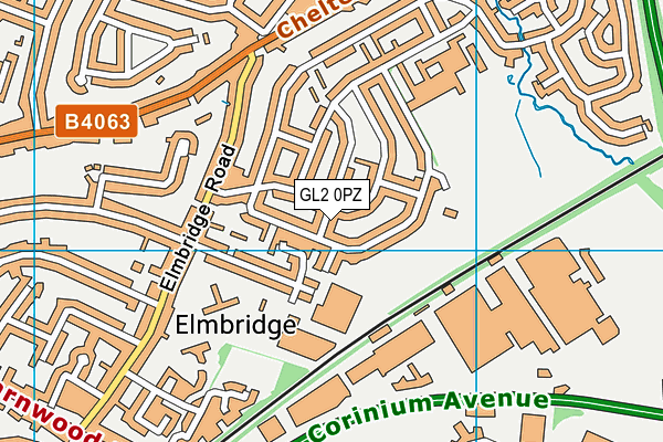 GL2 0PZ map - OS VectorMap District (Ordnance Survey) GL2 0PZ map - OS VectorMap District (Ordnance Survey)