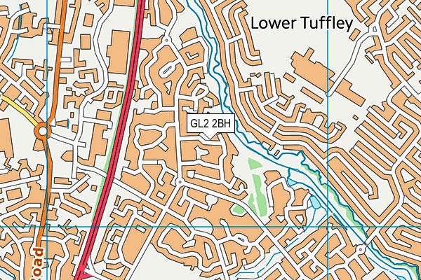 GL2 2BH map - OS VectorMap District (Ordnance Survey) GL2 2BH map - OS VectorMap District (Ordnance Survey)
