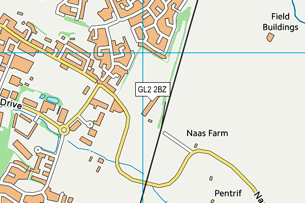 GL2 2BZ map - OS VectorMap District (Ordnance Survey) GL2 2BZ map - OS VectorMap District (Ordnance Survey)
