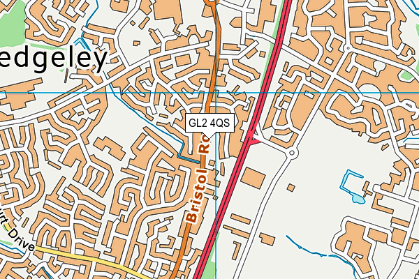 GL2 4QS map - OS VectorMap District (Ordnance Survey) GL2 4QS map - OS VectorMap District (Ordnance Survey)