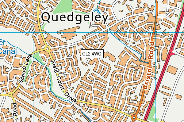 GL2 4WQ map - OS VectorMap District (Ordnance Survey) GL2 4WQ map - OS VectorMap District (Ordnance Survey)