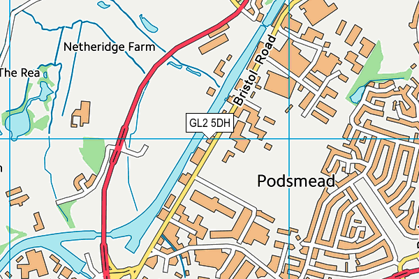 GL2 5DH map - OS VectorMap District (Ordnance Survey) GL2 5DH map - OS VectorMap District (Ordnance Survey)