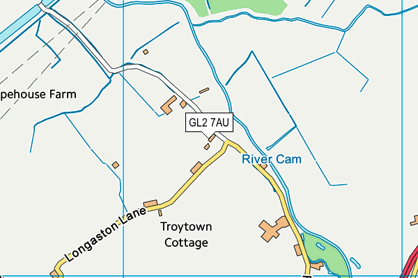 GL2 7AU map - OS VectorMap District (Ordnance Survey) GL2 7AU map - OS VectorMap District (Ordnance Survey)