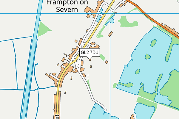 GL2 7DU map - OS VectorMap District (Ordnance Survey) GL2 7DU map - OS VectorMap District (Ordnance Survey)