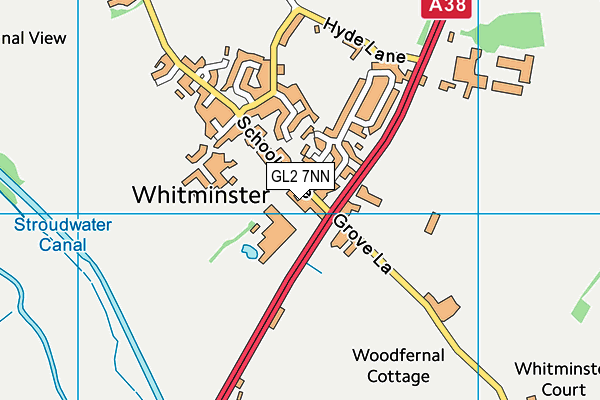GL2 7NN map - OS VectorMap District (Ordnance Survey) GL2 7NN map - OS VectorMap District (Ordnance Survey)