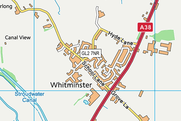 GL2 7NR map - OS VectorMap District (Ordnance Survey) GL2 7NR map - OS VectorMap District (Ordnance Survey)