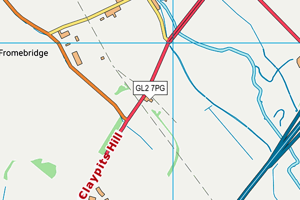 GL2 7PG map - OS VectorMap District (Ordnance Survey) GL2 7PG map - OS VectorMap District (Ordnance Survey)