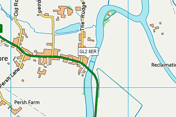 GL2 8ER map - OS VectorMap District (Ordnance Survey) GL2 8ER map - OS VectorMap District (Ordnance Survey)