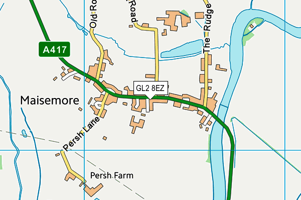 GL2 8EZ map - OS VectorMap District (Ordnance Survey) GL2 8EZ map - OS VectorMap District (Ordnance Survey)