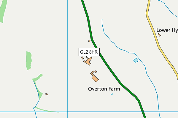 GL2 8HR map - OS VectorMap District (Ordnance Survey) GL2 8HR map - OS VectorMap District (Ordnance Survey)