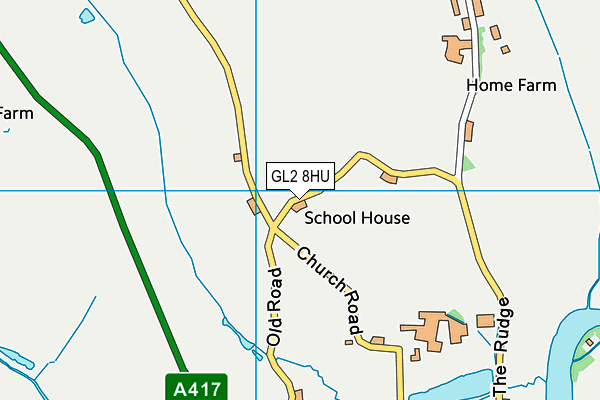 GL2 8HU map - OS VectorMap District (Ordnance Survey) GL2 8HU map - OS VectorMap District (Ordnance Survey)