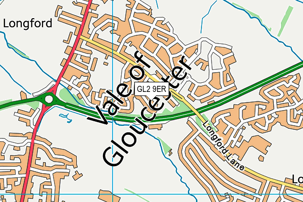 GL2 9ER map - OS VectorMap District (Ordnance Survey) GL2 9ER map - OS VectorMap District (Ordnance Survey)