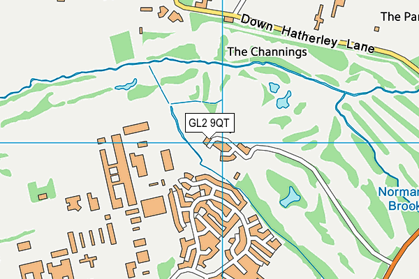 GL2 9QT map - OS VectorMap District (Ordnance Survey) GL2 9QT map - OS VectorMap District (Ordnance Survey)