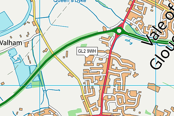 GL2 9WH map - OS VectorMap District (Ordnance Survey) GL2 9WH map - OS VectorMap District (Ordnance Survey)