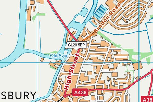 GL20 5BP map - OS VectorMap District (Ordnance Survey) GL20 5BP map - OS VectorMap District (Ordnance Survey)