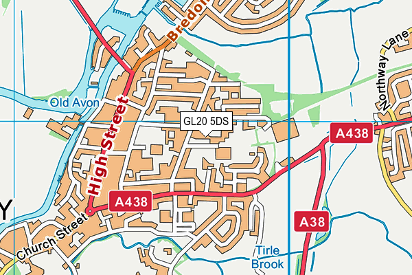 GL20 5DS map - OS VectorMap District (Ordnance Survey) GL20 5DS map - OS VectorMap District (Ordnance Survey)