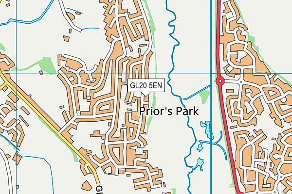 GL20 5EN map - OS VectorMap District (Ordnance Survey) GL20 5EN map - OS VectorMap District (Ordnance Survey)