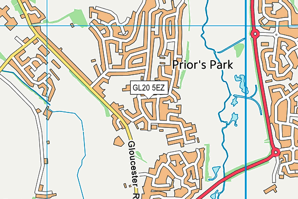 GL20 5EZ map - OS VectorMap District (Ordnance Survey) GL20 5EZ map - OS VectorMap District (Ordnance Survey)
