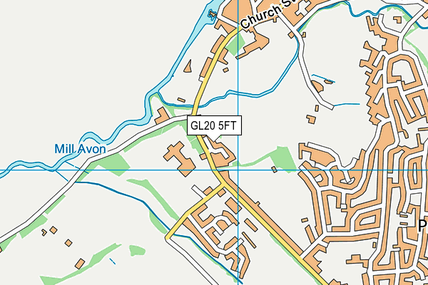 GL20 5FT map - OS VectorMap District (Ordnance Survey) GL20 5FT map - OS VectorMap District (Ordnance Survey)