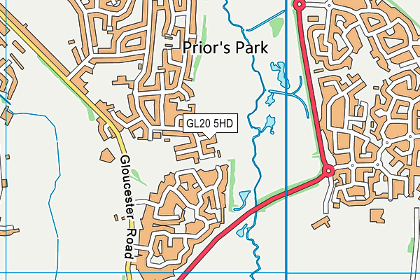 GL20 5HD map - OS VectorMap District (Ordnance Survey) GL20 5HD map - OS VectorMap District (Ordnance Survey)