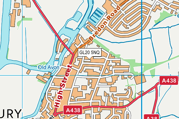 GL20 5NQ map - OS VectorMap District (Ordnance Survey) GL20 5NQ map - OS VectorMap District (Ordnance Survey)