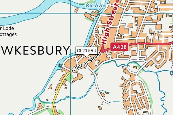 GL20 5RU map - OS VectorMap District (Ordnance Survey) GL20 5RU map - OS VectorMap District (Ordnance Survey)