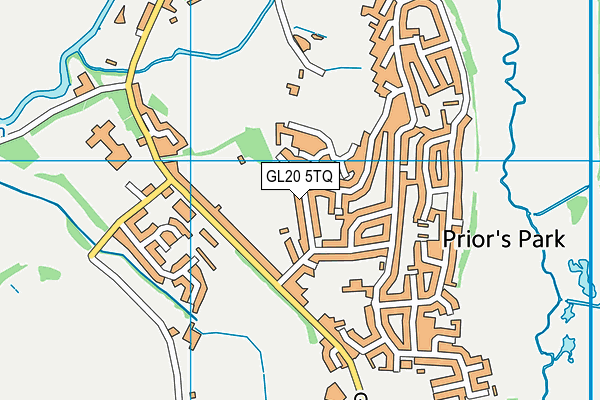 GL20 5TQ map - OS VectorMap District (Ordnance Survey) GL20 5TQ map - OS VectorMap District (Ordnance Survey)