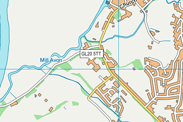 GL20 5TT map - OS VectorMap District (Ordnance Survey) GL20 5TT map - OS VectorMap District (Ordnance Survey)