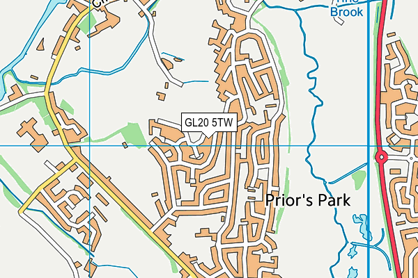 GL20 5TW map - OS VectorMap District (Ordnance Survey) GL20 5TW map - OS VectorMap District (Ordnance Survey)