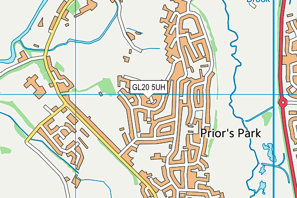 GL20 5UH map - OS VectorMap District (Ordnance Survey) GL20 5UH map - OS VectorMap District (Ordnance Survey)