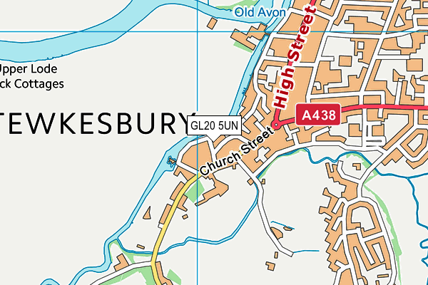 GL20 5UN map - OS VectorMap District (Ordnance Survey) GL20 5UN map - OS VectorMap District (Ordnance Survey)