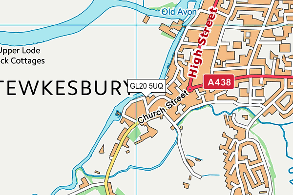 GL20 5UQ map - OS VectorMap District (Ordnance Survey) GL20 5UQ map - OS VectorMap District (Ordnance Survey)