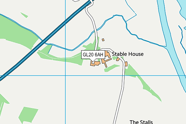 GL20 6AH map - OS VectorMap District (Ordnance Survey) GL20 6AH map - OS VectorMap District (Ordnance Survey)