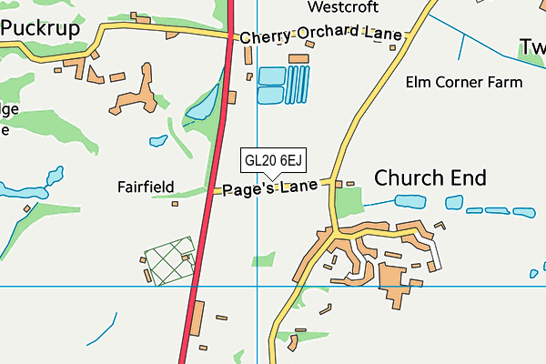 GL20 6EJ map - OS VectorMap District (Ordnance Survey) GL20 6EJ map - OS VectorMap District (Ordnance Survey)